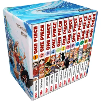 Komiks pro dospělé One Piece 1-12 - Sběratelský box, část 1: Východní moře (12 knih)