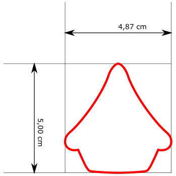 Vykrajovátko Naše Vykrajovátko Chaloupka Velikost: 5 cm Vykrajovátko