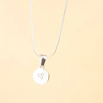 Náhrdelník Náhrdelník Vibe - srdce Barva: Stříbrná, Délka řetízku: 60 cm