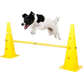 Set agility překážek pro psy, žlutý