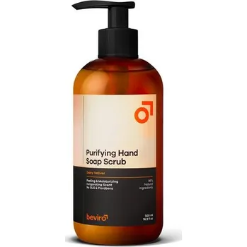 Mýdlo Beviro Purifying Hand Soap Scrub Zesty Vetiver - 500 ml