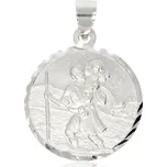 Zlatnictví Helios Stříbrný medailon patron cestovatelů