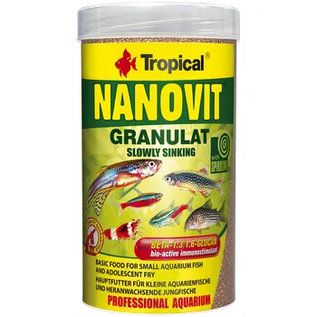 Krmivo pro rybičky Tropical Nanovit Granulat Objem: 100ml
