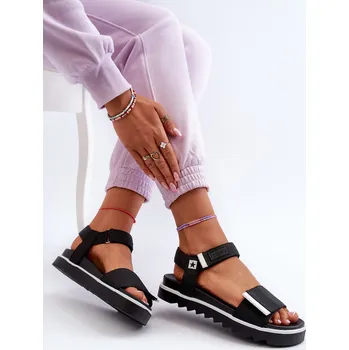 Dámské sandále Dámské sandály na platformě Big Star NN274778 černé 40