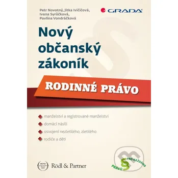 Kniha Nový občanský zákoník - Petr Novotný, Jitka Ivičičová, Ivana Syrůčková, Pavlína Vondráčková Grada