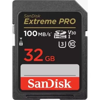 Paměťová karta SanDisk SDHC karta 32GB Extreme PRO (100 MB/s Class 10, UHS-I U3 V30)