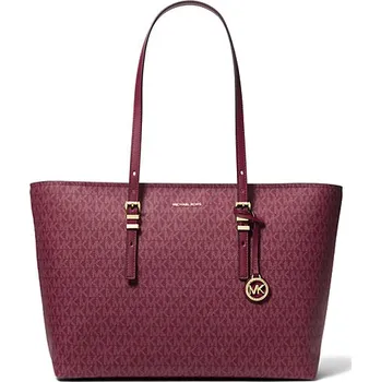 Kabelka Kabelka Michael Kors Quin tote logo vínová mulberry + doprava zdarma