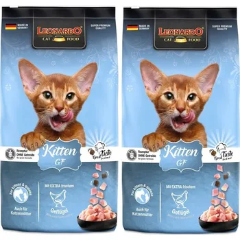 Krmivo pro kočku Leonardo Kitten GF 15 kg (2x 7,5 kg)