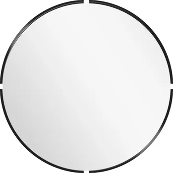 Zrcadlo Globo B992545 - Nástěnné zrcadlo pr. 60 cm černá