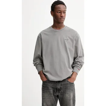 Pánské tričko Bavlněné tričko s dlouhým rukávem Levi's A6887.0038 šedá 90X, vel. M