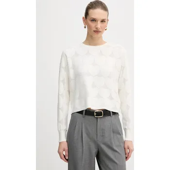 Dámský svetr Svetr z hedvábné směsi OUI dámský, béžová barva, 96105 01X, vel. 40