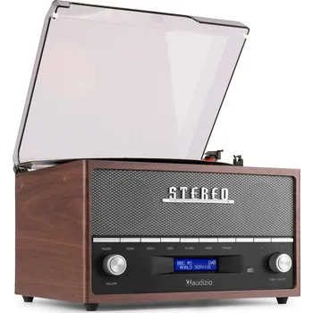 Gramofon Audizio Frisco Retro Record Player DAB+ Radio
