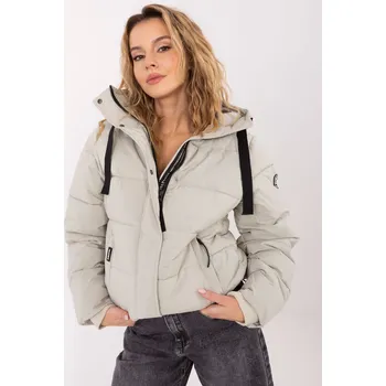 Dámská bunda Bunda D50022X44560A1NO světle šedá XXL