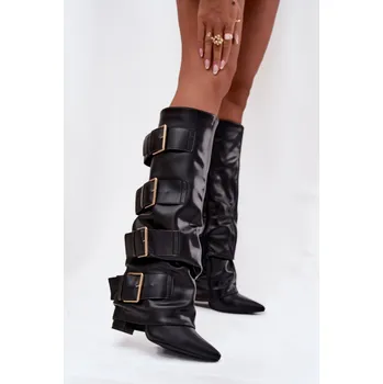 Dámské kozačky Kozačky na podpatku model 217204 Step in style 38