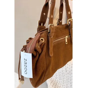 Kabelka Z Přírodního Semiše Camel Danira univerzální