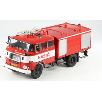 autíčko DeAgostini Ifa W50 La Cas 16 Hasiči 1969 1:43 - Kultovní náklaďáky minulé éry časopis s modelem #68 červená