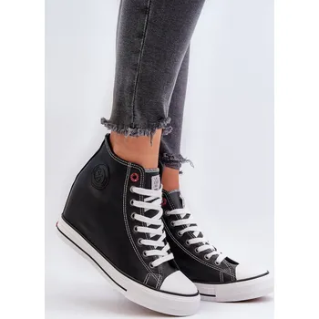 Dámská móda Dámské tenisky na podpatku Cross Jeans NN2R4005 Černé 41