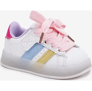 Sada pánského spodního prádla Sportovní boty dětské sneakers s svítící podrážkou bílo-růžové Arielle 29