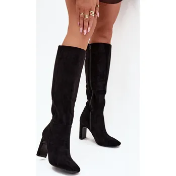 Dámské kozačky Kozačky na podpatku model 218091 Step in style 36