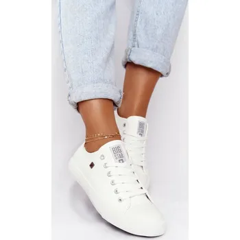 Dámské tenisky Dámské Kozene Tenisky Big Star Bílé V274869 36