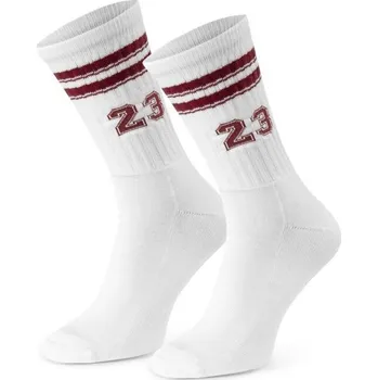 Pánské ponožky Ponožky Steven ART.047 Sport Line Digit 38-46 bílo-maroun 41-43