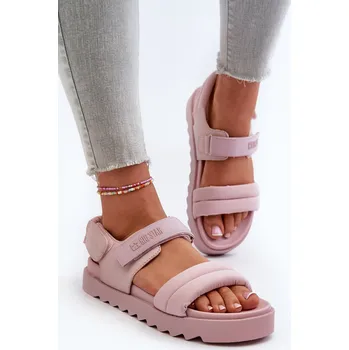 Dámské sandále Dámské sandály na platformě Big Star NN274753 růžové 38