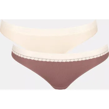 Kalhotky sloggi GO Ribbed R Brazil C2P - BROWN - SLOGGI BROWN - SLOGGI XS