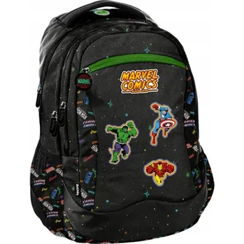 Školní batoh Studentský batoh tříkomorový Avengers Marvel Comics