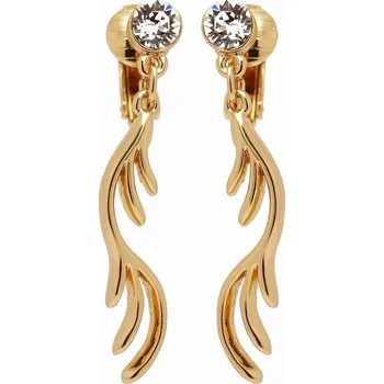 Náušnice Klipsy s motivem jeleních parohů Colibra - pozlacené