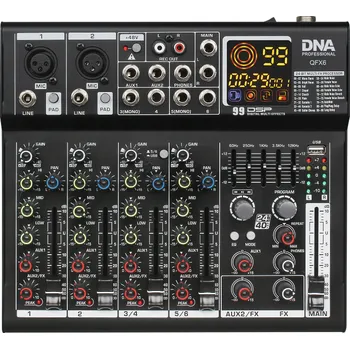 Mixážní pult DNA QFX6 Analogový mixpult