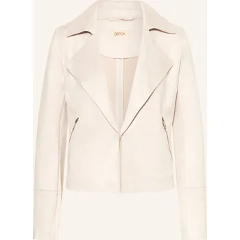 Cartoon Dámská Bunda V Koženém Vzhledu, krémová, 46