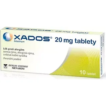 Lék na alergii Xados 20mg tbl.nob.10