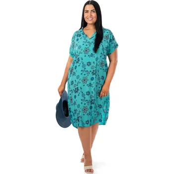 Dámské šaty Dámské šaty DODO 40 Tyrkysová