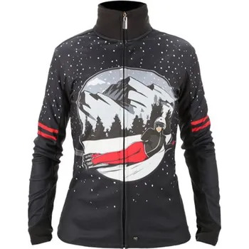 Dámská mikina Dámská mikina Granadilla OSA FLEECE - Snow Print Black - černá L