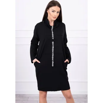 Dámské šaty Šaty s kravatou černé UNI