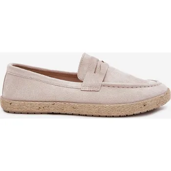 Pánské spodní prádlo Pánské mokasíny s pletením béžové Fiamar 41