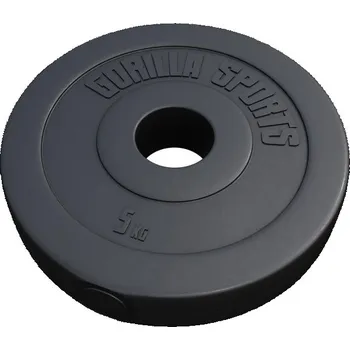 Gorilla Sports Činkový kotouč Olympia, plast, 5 kg