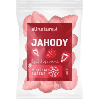 Sušené ovoce Allnature Jahoda sušená mrazem celá 20g