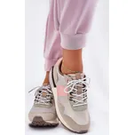 Dámské Semišové Tenisky Big Star RR274243 HI-POLY SYSTEM Šedo-Růžové 41