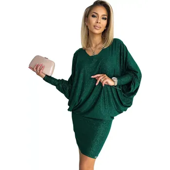 Dámské oblečení Dámské šaty 402-2 - NUMOCO Zelená L/XL
