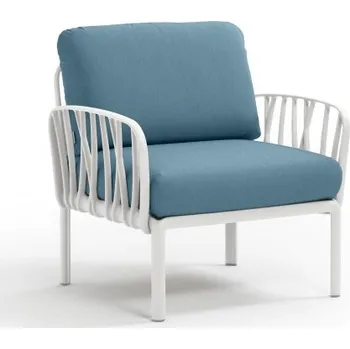 Zahradní pohovka Nardi Poltrona Komodo BIANCO- ADRIATIC Sunbrella