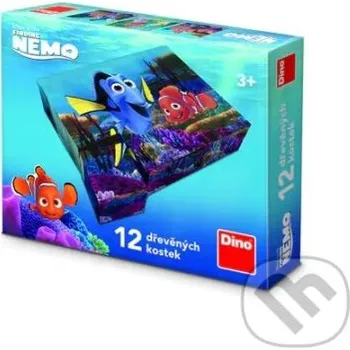 Společenská hra Drevené kocky Nemo 12 - Dino Dino