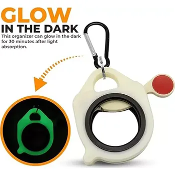 Sada nářadí Fosforeskující organizér na stahovací pásky (1 ks) (LGH1)