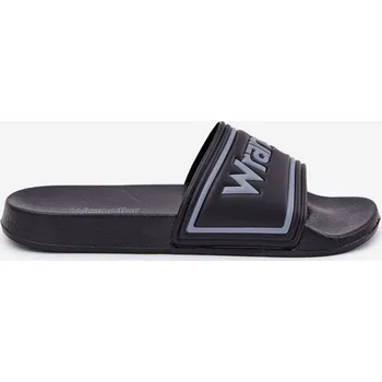 Sada pánského spodního prádla Pánské Pantofle WRANGLER AVERELL SLIDER MEN LOW 20251042.25Y Černé 44