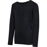 HUMMEL JR WOOL RIB T-SHIRT L/S Barva: Černá, Velikost: 116