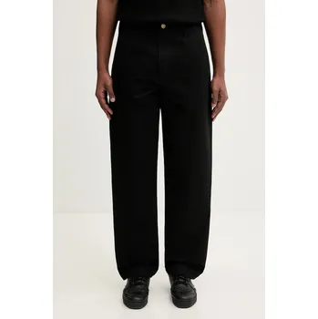Džíny Carhartt WIP Single Knee Pant pánské, I036276.8901, 31, černá, 99X