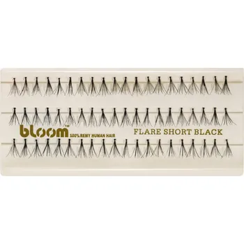Umělé řasy Bloom Flare umělé řasy velikost Short Black 60 ks