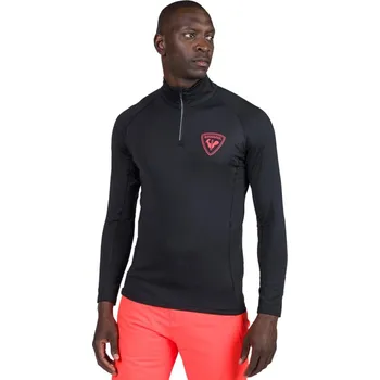 Pánská mikina Mikina ROSSIGNOL CLASSIQUE HERO 1/2 ZIP Black - M