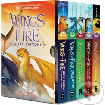 Wings of Fire 1-5 Special Edition Boxset - Tui T. Sutherland Scholastic