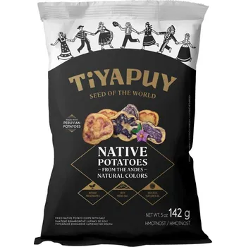 Chips TiYAPUY Brambůrky natural solené 142 g